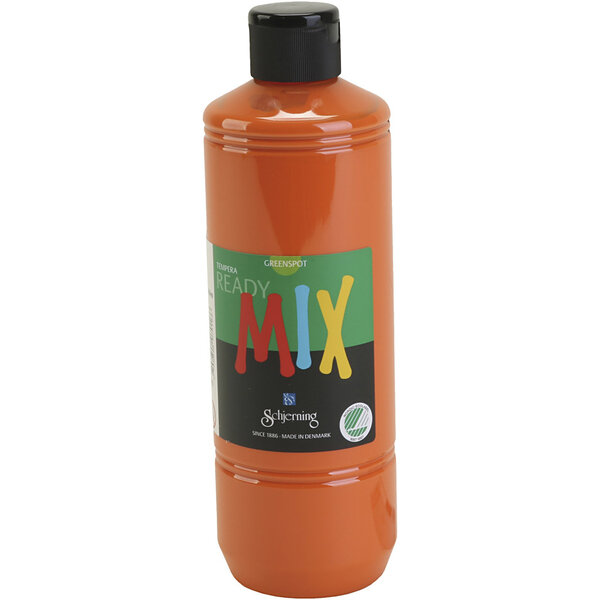 Schjerning Greenspot Plakaatverf, matt, oranje, 500 ml/ 1 fles