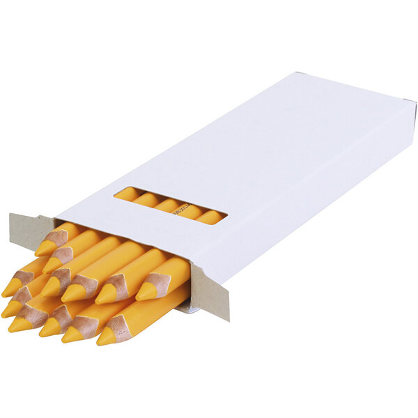 EDU3 Edu Jumbo Kleurpotlood, dikte 10 mm, vulling 6,25 mm, donkergeel, 12 stuk/ 1 doos