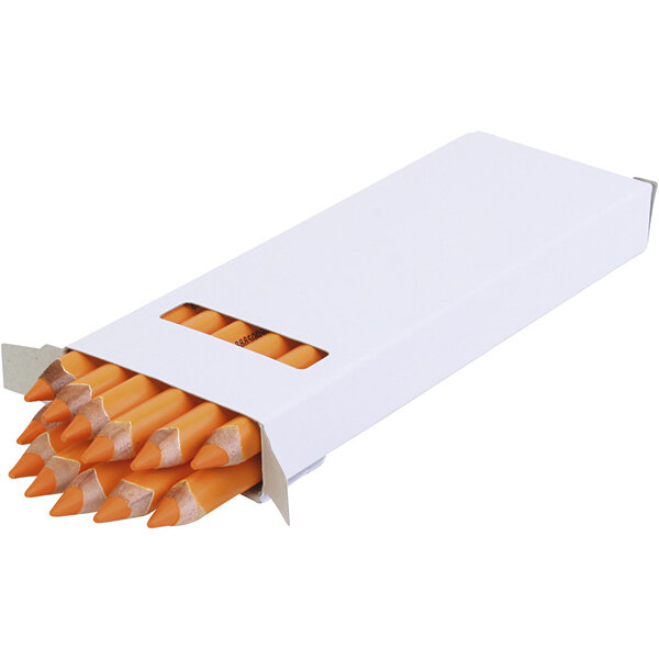 EDU3 Edu Jumbo Kleurpotlood, dikte 10 mm, vulling 6,25 mm, oranje, 12 stuk/ 1 doos