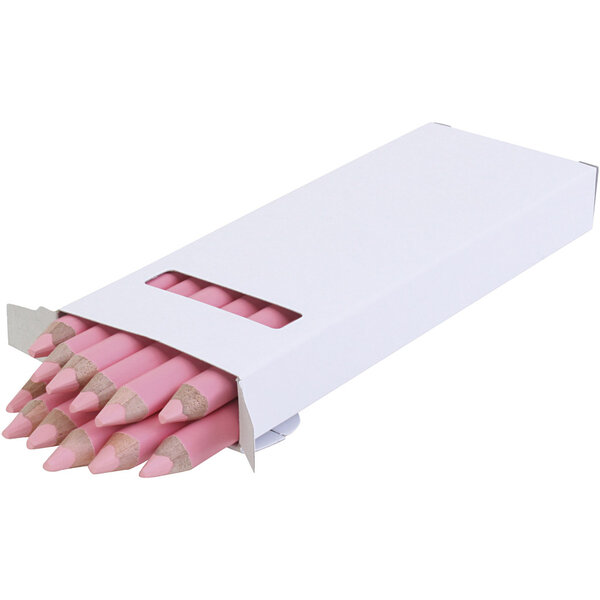 EDU3 Edu Jumbo Kleurpotlood, dikte 10 mm, vulling 6,25 mm, roze, 12 stuk/ 1 doos