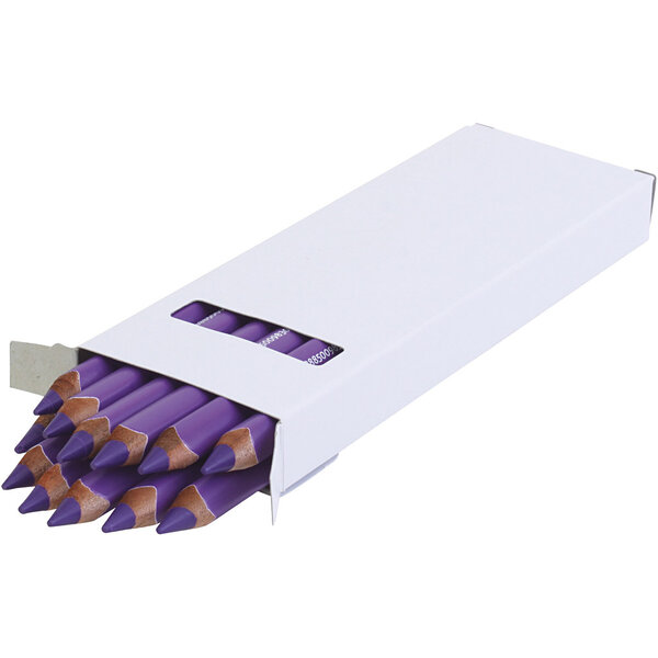 EDU3 Edu Jumbo Kleurpotlood, dikte 10 mm, vulling 6,25 mm, violet, 12 stuk/ 1 doos