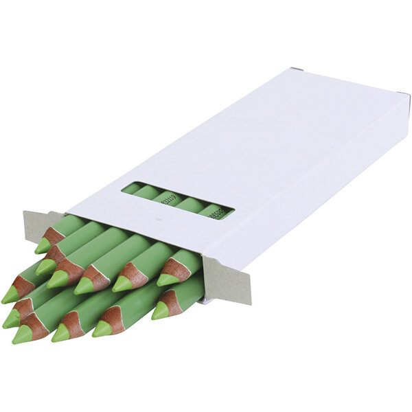EDU3 Edu Jumbo Kleurpotlood, dikte 10 mm, vulling 6,25 mm, lichtgroen, 12 stuk/ 1 doos