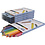 EDU3 Edu Jumbo Kleurpotloden, dikte 10 mm, vulling 5 mm, diverse kleuren, 6x12 stuk/ 1 doos