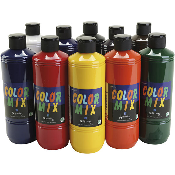 Schjerning Greenspot Colormix Verf, diverse kleuren, 10x500 ml/ 1 doos