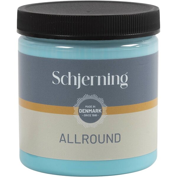 Schjerning Outdoor Verf, turquoise blue, 250 ml/ 1 fles