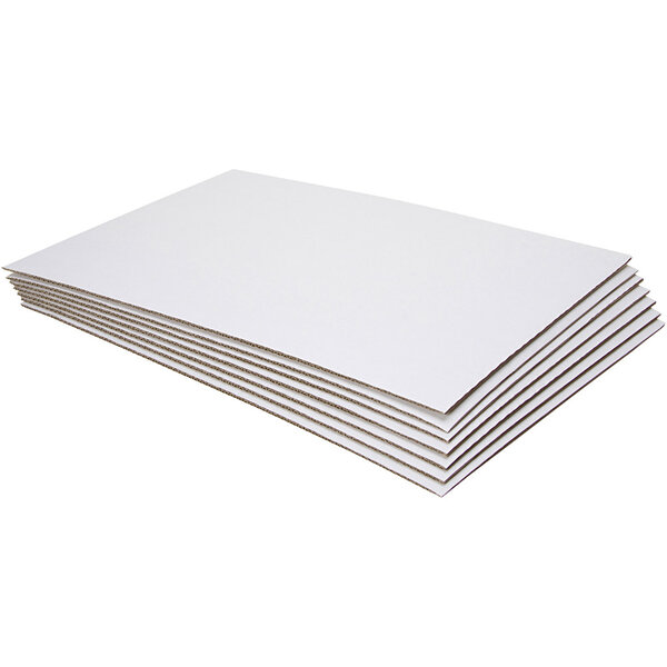 Vellen van golfkarton, afm 42x60x0,7 cm, 10 stuk/ 1 doos
