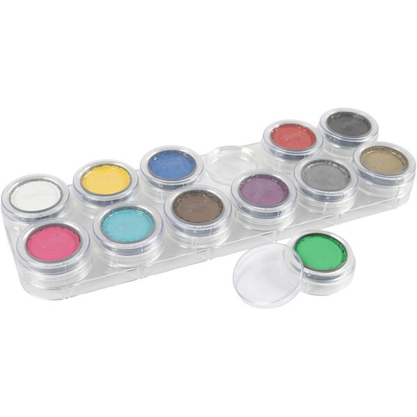 Grimas Grimas Schmink - Schminkpalet, diverse kleuren, 12x2.50 ml/ 1 stuk