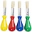 Creativ Company Kinderkwasten, L: 11,5 cm, d 13 mm, B: 11 mm, rond, 4 stuk/ 1 doos