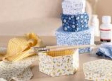 Stukken stof en leer