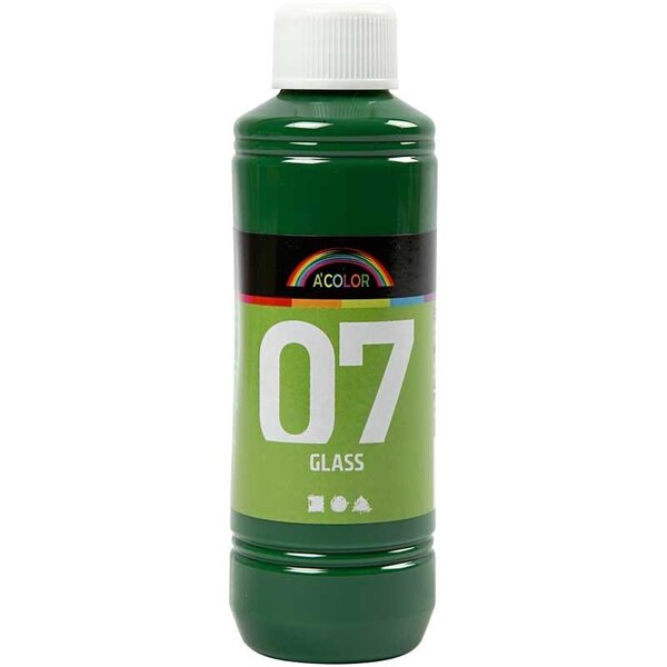 A-color A-Color Glass, brilliant groen, 250 ml/ 1 fles