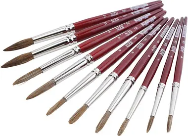 Diverse waterverfbenodigdheden