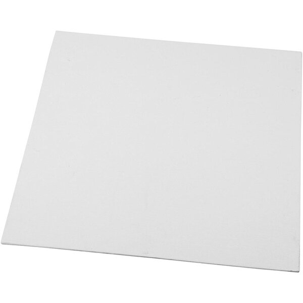 Creativ Company Canvas Paneel, afm 30x30 cm, dikte 3 mm, 280 gr, wit, 12 stuk/ 1 doos