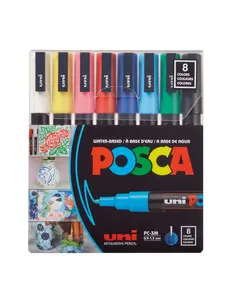 Uni-Posca Posca Marker - PC-3M - 8 stuks