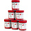 Glazuur voor klei, diverse kleuren, 6 potjes x 200 ml/ 1 doos