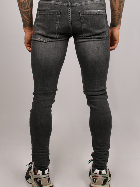 2LEGARE 2LEGARE Noah Stretch Jeans - Mid Grey