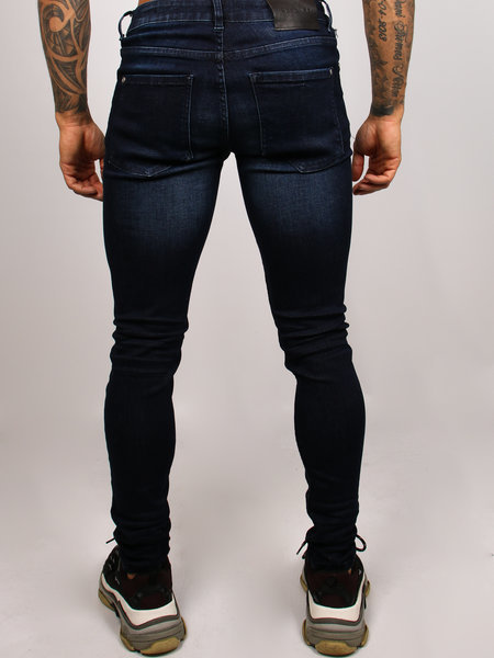 2LEGARE 2LEGARE Noah Stretch Jeans - Donkerblauw