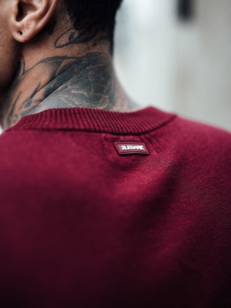 2LEGARE 2LEGARE Crewneck Knit - Bordeaux