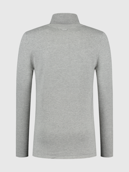 2LEGARE 2LEGARE Turtleneck Knit - Grey Melange