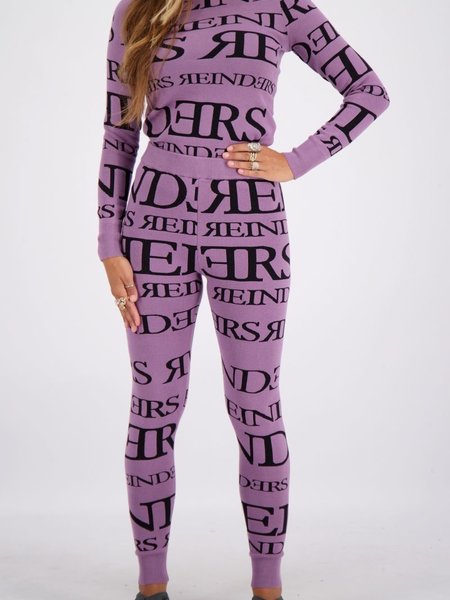 Reinders Reinders Pants All Over Print - Grapeade