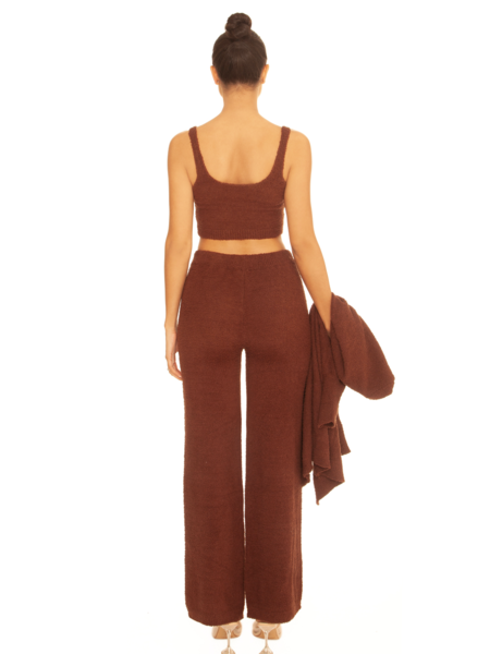 La Sisters La Sisters Fluffy Lounge Three Piece - Brown