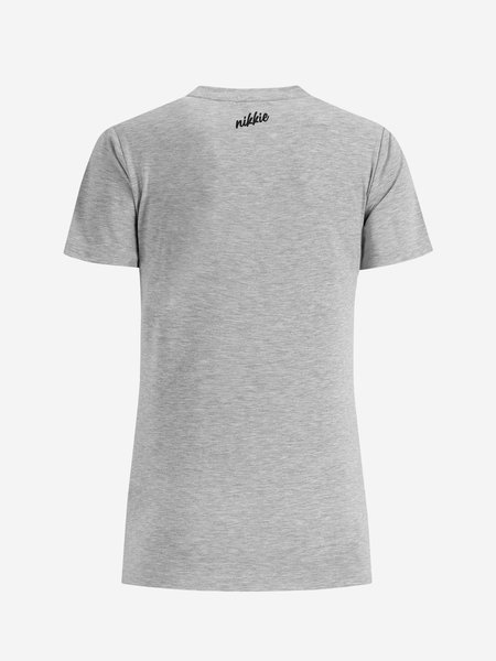 Nikkie Nikkie Socialize T-Shirt - Grey Melange