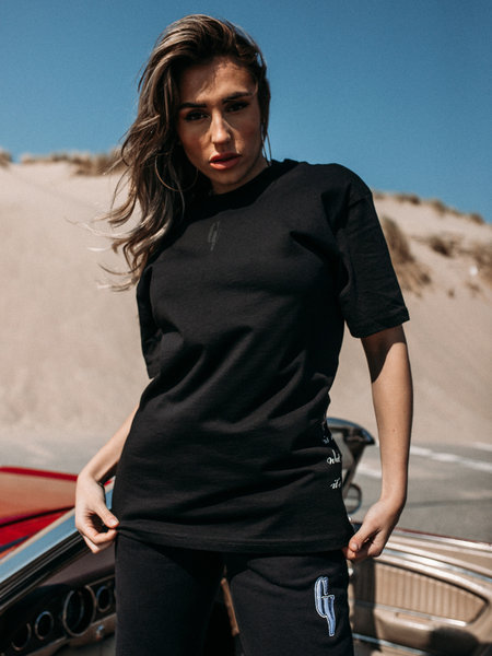 Gigi Vitale Loyalty Collection Quote T-Shirt - Black