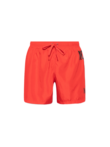 Moschino Double Question Swimshort - Red