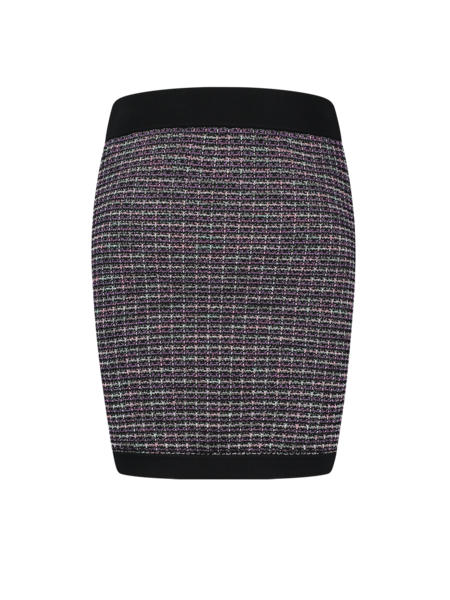 Nikkie Nikkie Kace Skirt - Black/Lilac