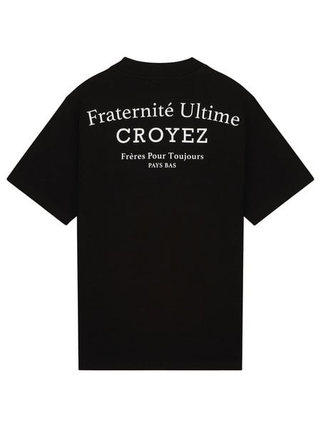 Croyez Croyez Fraternité T-Shirt - Black/White