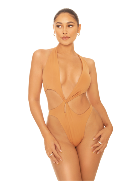 La Sisters Twist Swimsuit - Caramel