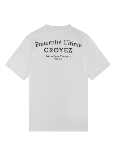 Croyez Croyez Fraternité T-Shirt - White/Black