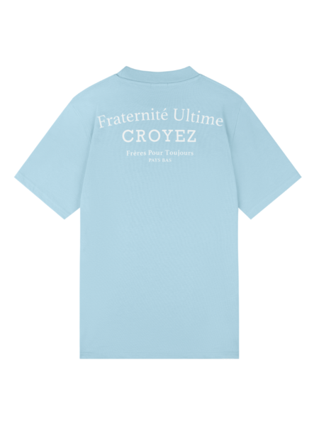 Croyez Croyez Fraternité T-Shirt - Lichtblauw