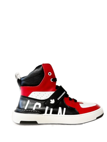 Dsquared2 Icon Sneakers  - Red/Black/White