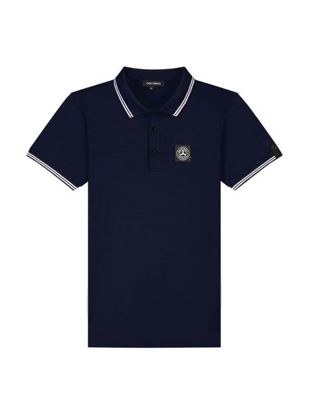 Quotrell Quotrell Lyon Polo - Navy/White