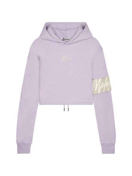 Malelions Malelions Women Captain Crop Hoodie - Thistle Lilac