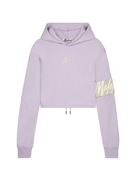 Malelions Women Captain Crop Hoodie - Thistle Lilac