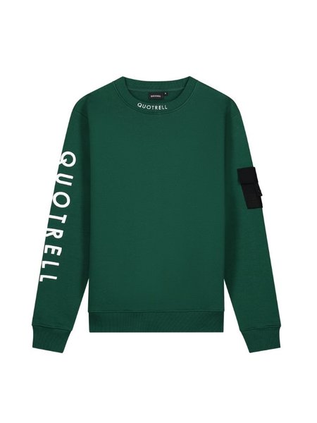 Quotrell Quotrell Dublin Crewneck - Petrol/White