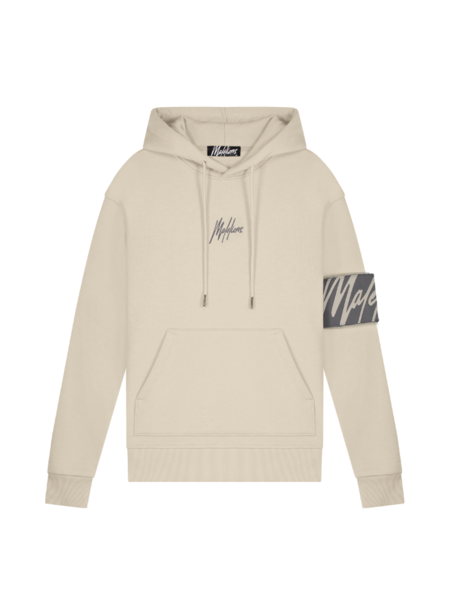 Malelions Captain Hoodie - Beige/Iron Grey