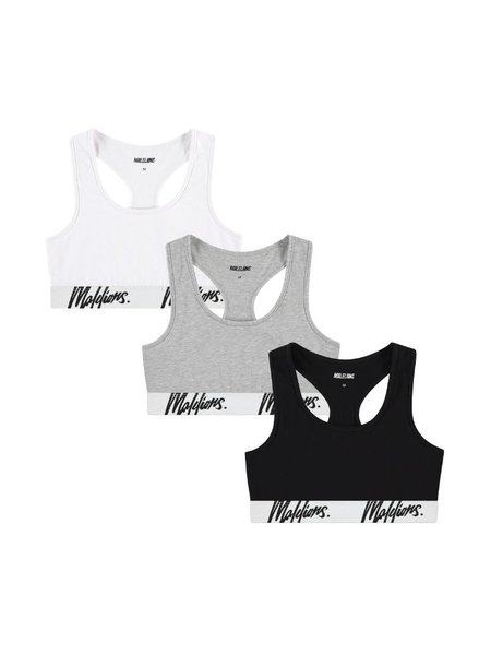 Malelions Women Bralette 3-Pack - Tricolore