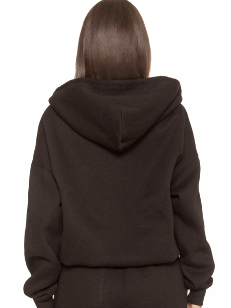 La Sisters La Sisters Essential Zipper Hoodie 2.0 - Black