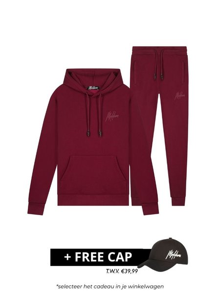 Malelions Malelions Signature Tracksuit - Bordeaux