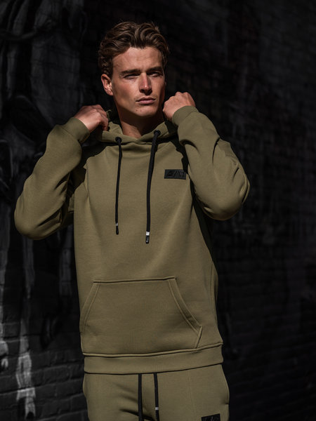 AB Lifestyle AB Lifestyle Trench Hoodie - Martini Olive