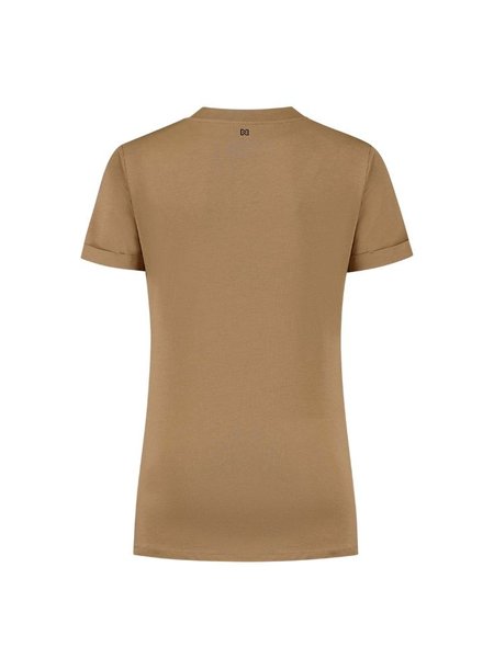 Nikkie Nikkie Check T-Shirt - Caramel