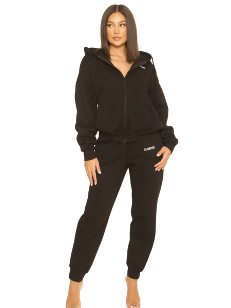 La Sisters La Sisters Essential Sweatpants 2.0 - Black