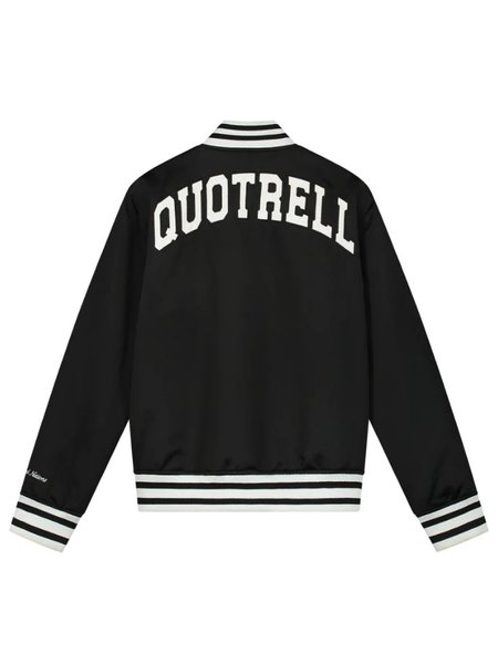 Quotrell Quotrell University Bomber Jacket - Black/White