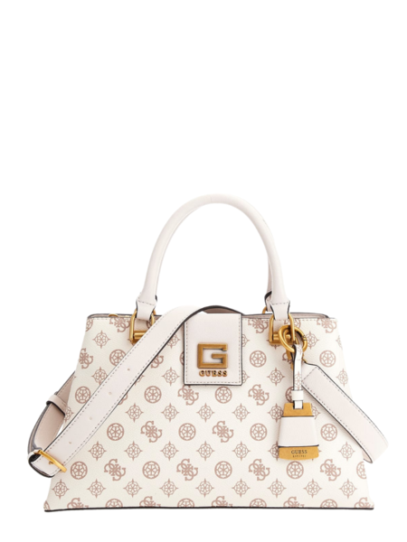 Guess Guess Alva Satchel - Cream Logo