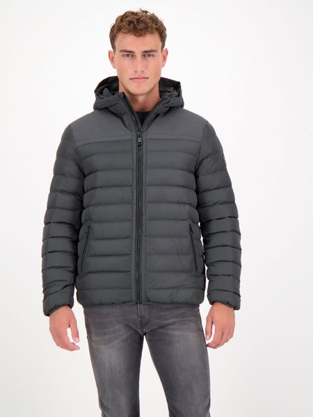 Airforce Airforce Hooded Padded Jacket - Gun Metal