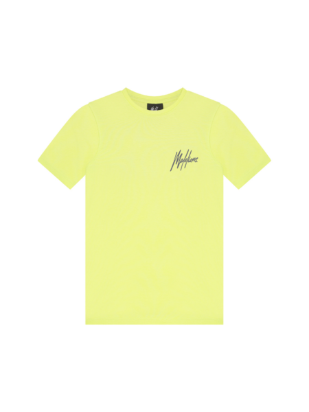 Malelions Malelions Kids Wave Graphic T-Shirt - Lime/Dark Slate