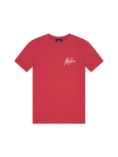 Malelions Malelions Kids Wave Graphic T-Shirt - Red/White