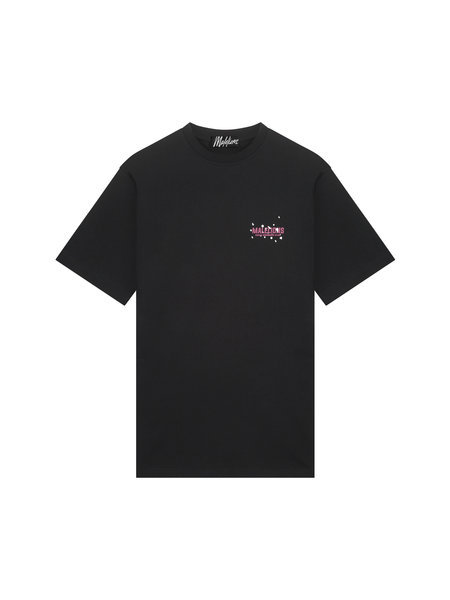 Malelions Malelions Members Club T-Shirt - Black/Cherry